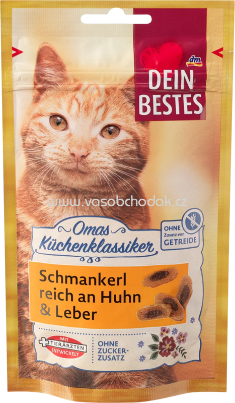 Dein Bestes Omas Küchenklassiker Schmankerl reich an Huhn & Leber, 50g Dein Bestes Omas Küchenklassiker Schmankerl reich an Huhn & Leber, 50g