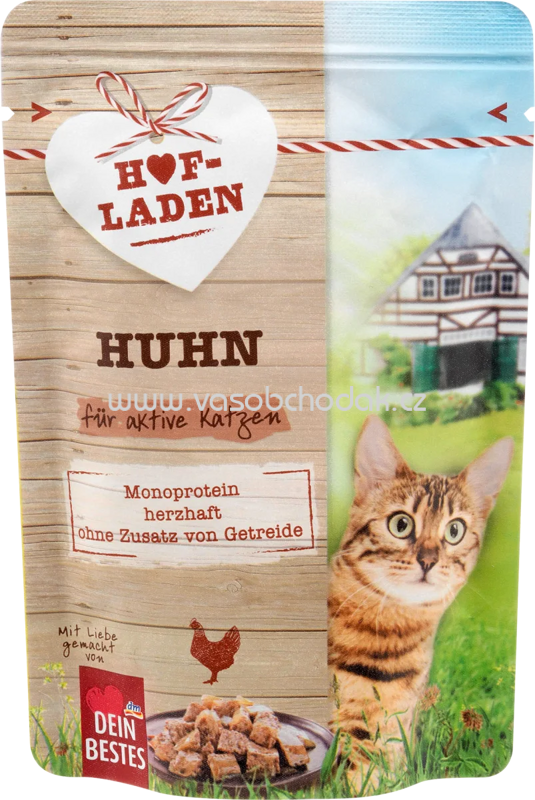 Dein Bestes Nassfutter Katze Hofladen Huhn, 85g