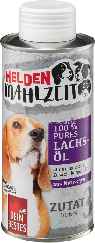 Dein Bestes Helden Mahlzeit 100% Pures Lachs Öl, 250 ml