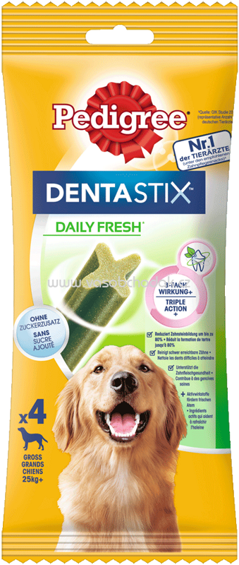 Pedigree Dentastix Daily Fresh Grosse Hunde, ab 25 kg, 4 St