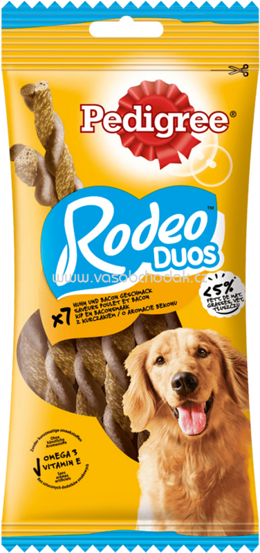 Pedigree Rodeo Duos mit Huhn und Bacon, 7 St