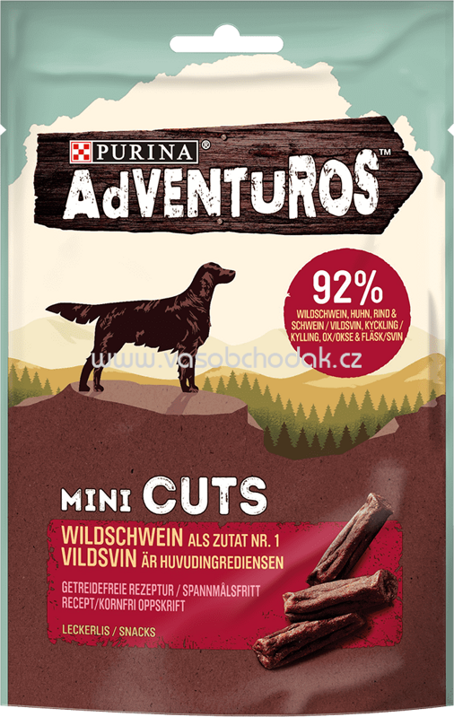 Purina AdVENTuROS Mini Cuts Wildschwein, 70g