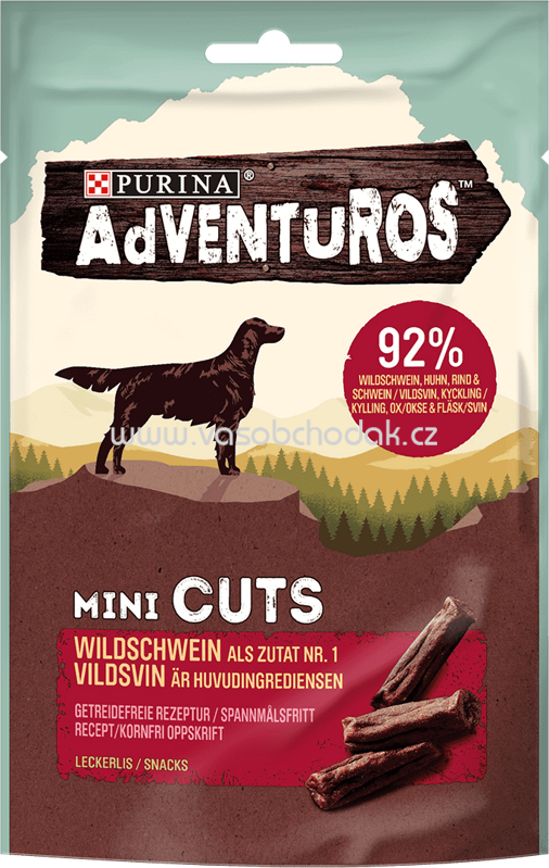 Purina AdVENTuROS Mini Cuts Wildschwein, 70g Purina AdVENTuROS Mini Cuts Wildschwein, 70g