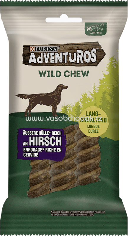 Purina AdVENTuROS Wild Chew für kleine Hunde, 200g