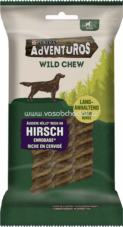 Purina AdVENTuROS Wild Chew für mittelgroße Hunde, 200g