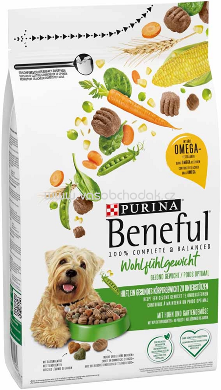 Purina Beneful Wohlfühlgewicht mit Huhn, Gartengemüse und Vitaminen 1,4 kg Purina Beneful Wohlfühlgewicht mit Huhn, Gartengemüse und Vitaminen 1,4 kg