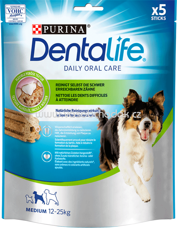 Purina Dentalife Daily Oral Care Medium, 12-25 kg, 5 St