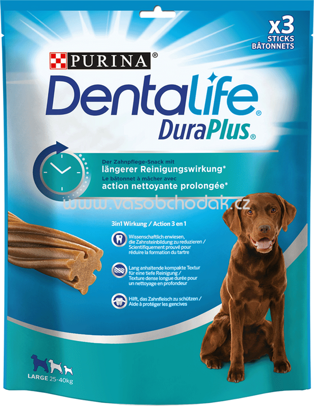 Purina Dentalife DuraPlus Maxi, 25-40 kg, 3 St