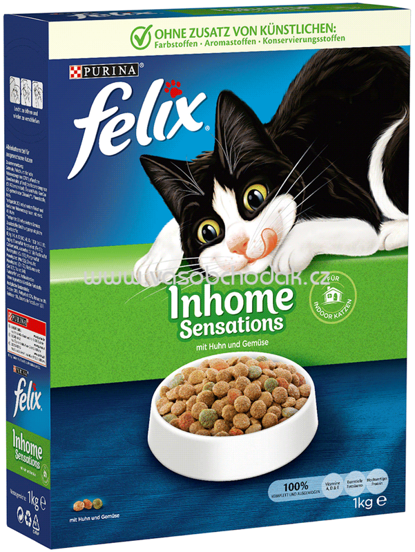 Purina Felix Inhome Sensations mit Huhn und Gemüse, 1 kg Purina Felix Inhome Sensations mit Huhn und Gemüse, 1 kg