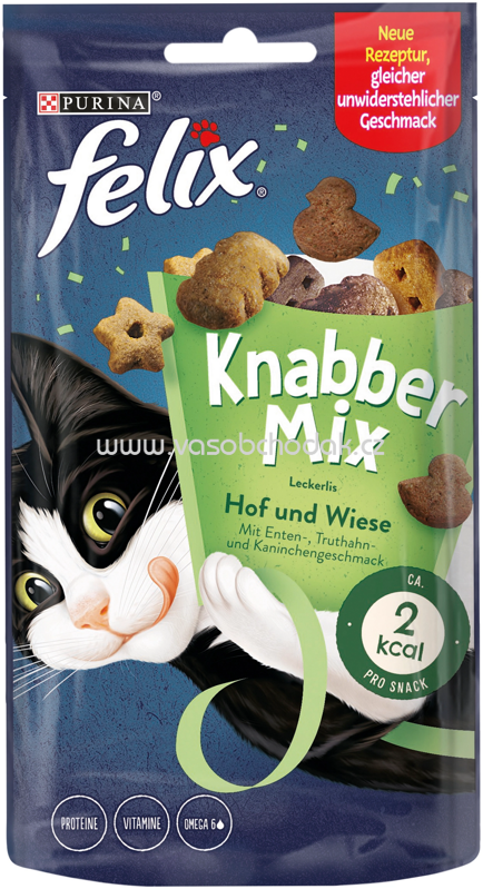 Purina Felix Knabber Mix Hof und Wiese, 60g Purina Felix Knabber Mix Hof und Wiese, 60g