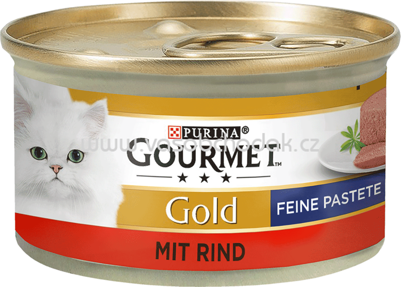 Purina Gourmet Gold Feine Pastete mit Rind, 85g Purina Gourmet Gold Feine Pastete mit Rind, 85g