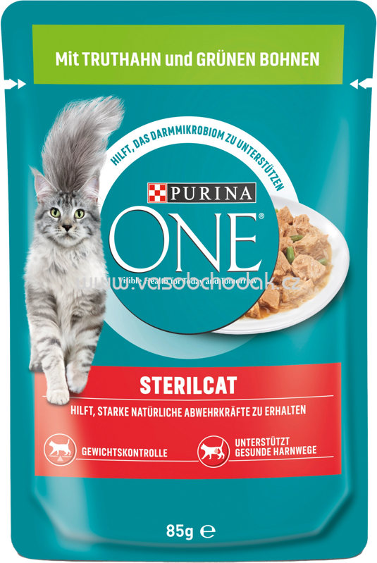 Purina ONE Sterilcat mit Truthahn und grünen Bohnen, 85g Purina ONE Sterilcat mit Truthahn und grünen Bohnen, 85g