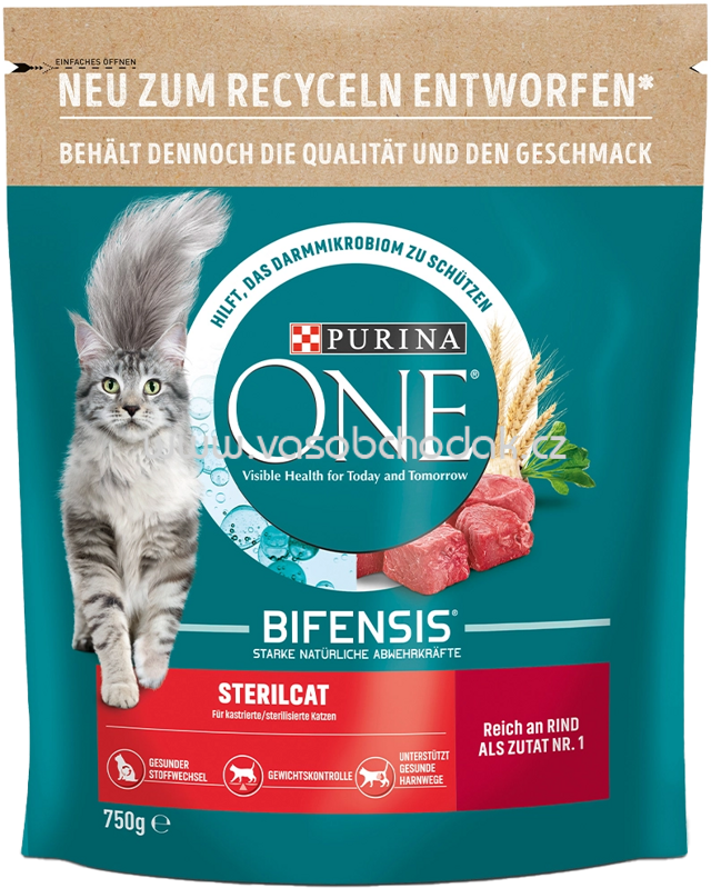 Purina ONE Sterilcat reich an Rind und Weizen, 750g Purina ONE Sterilcat reich an Rind und Weizen, 750g