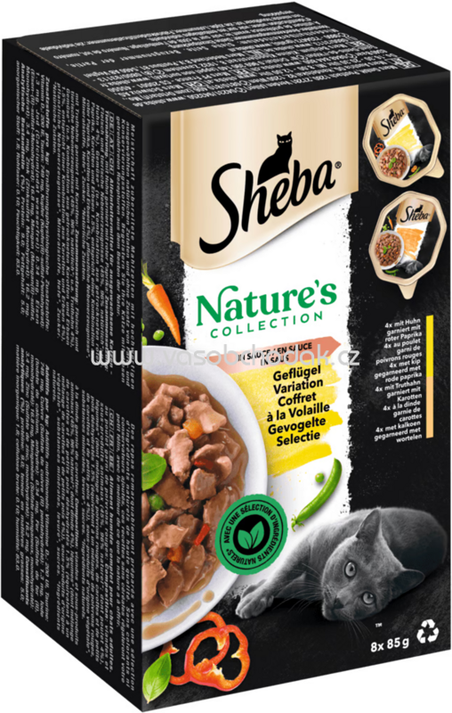 Sheba Schale Nature's Collection in Sauce mit Geflügel Variation, 8x85g Sheba Schale Nature's Collection in Sauce mit Geflügel Variation, 8x85g