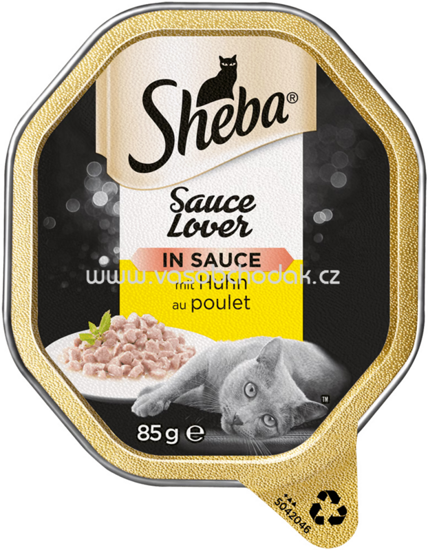 Sheba Schale Sauce Lover in Sauce mit Huhn, 85g