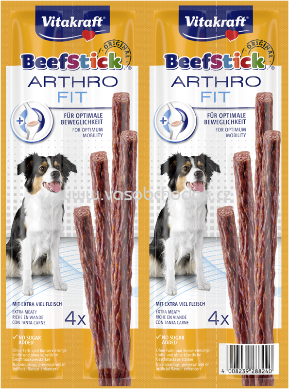 Vitakraft Beef Stick Arthro Fit, 4 St, 48g Vitakraft Beef Stick Arthro Fit, 4 St, 48g