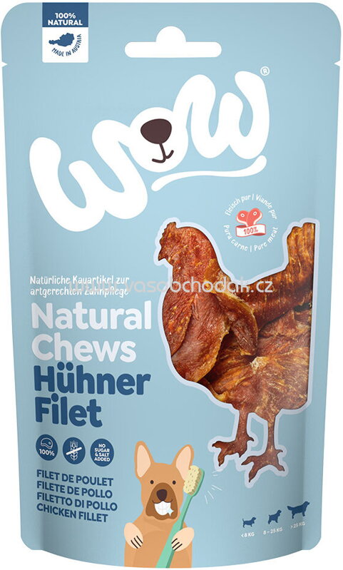 Wow Natural Chews Hühner Filet, 250g Wow Natural Chews Hühner Filet, 250g