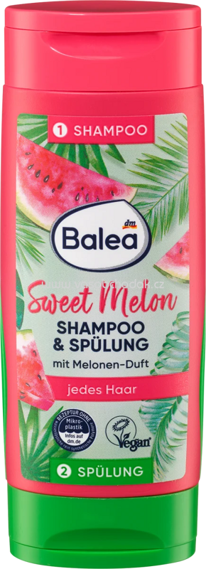 Balea Shampoo & Spülung Twinpack Sweet Melon, 100 ml