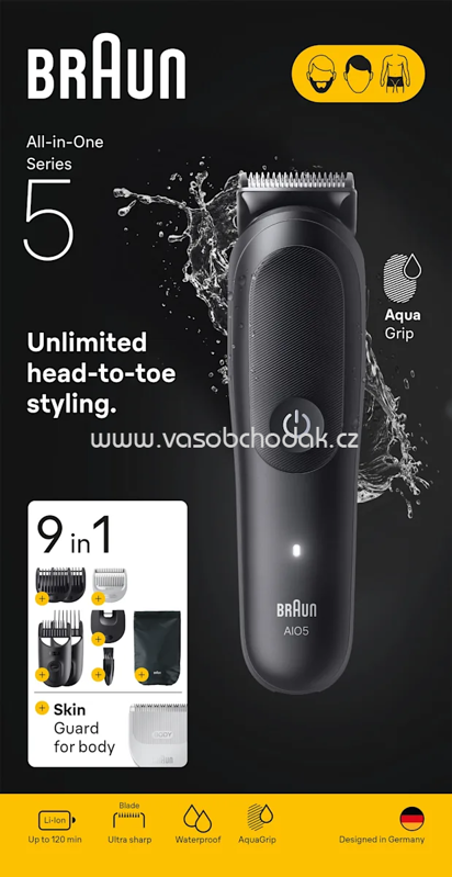 Braun Barttrimmer & Haarschneider, Series 5 All-In-One Style Kit, 1 St
