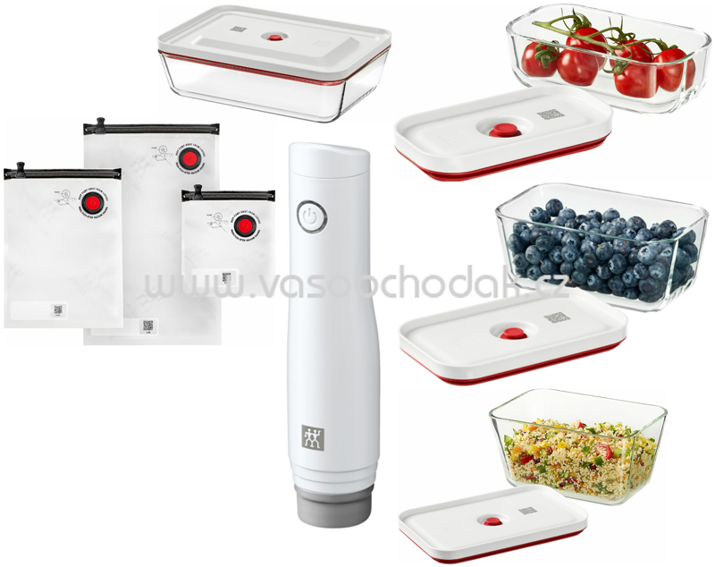 ZWILLING Fresh & Save Vakuumsystem Set, 6 St ZWILLING Fresh & Save Vakuumsystem Set, 6 St