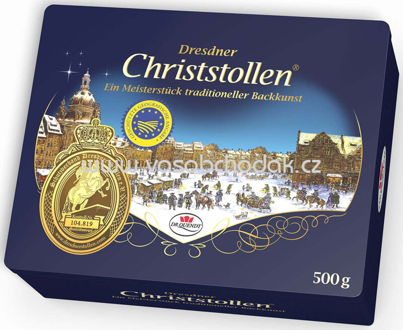 Dr. Quendt Dresdner Christstollen Dose, 500g