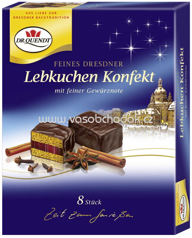 Dr. Quendt Dresdner Lebkuchen-Konfekt, 130g