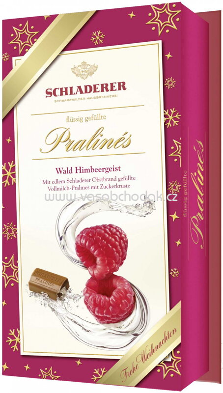 Schladerer Pralinés Wald Himbeergeist, 127g Schladerer Pralinés Wald Himbeergeist, 127g
