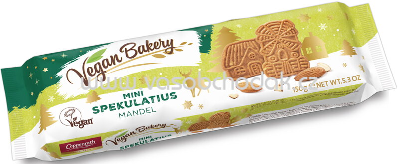 Coppenrath Vegan Bakery Mini Spekulatius Mandel, 150g
