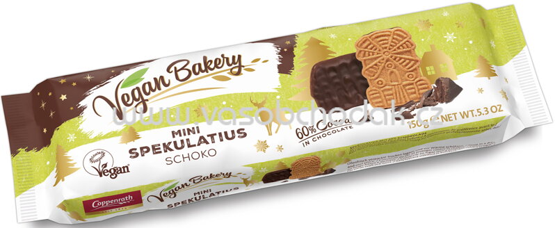 Coppenrath Vegan Bakery Mini Spekulatius Schoko, 150g