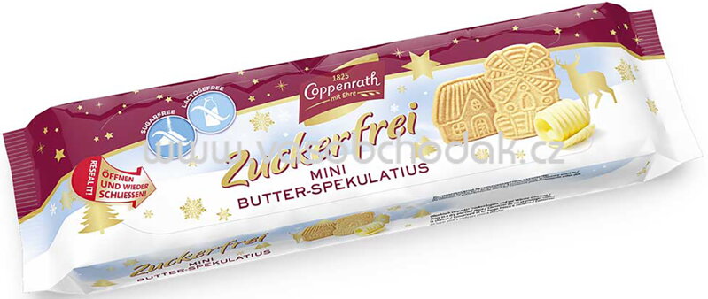 Coppenrath Zuckerfrei Mini Butter-Spekulatius, 150g