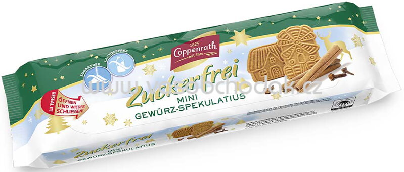 Coppenrath Zuckerfrei Mini Gewürz-Spekulatius, 150g