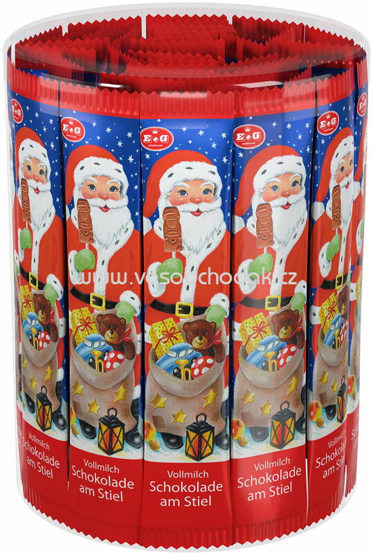 Eickmeyer & Gehring Weihnachtsmänner am Stiel 45 St, 675g Eickmeyer & Gehring Weihnachtsmänner am Stiel 45 St, 675g