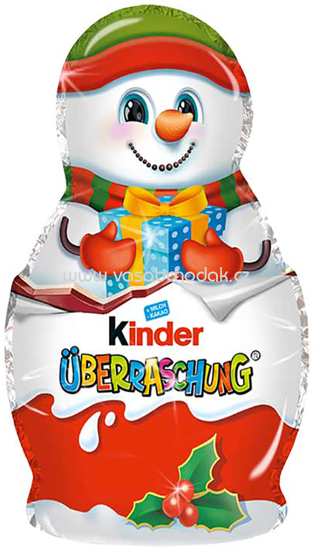 Kinder Schokolade kleine Figur mit Überraschung 36g (sněhulák)