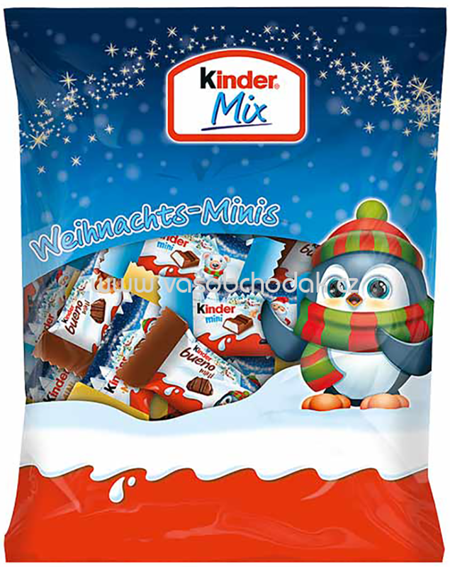 Kinder Mix Weihnachts-Minis Pinguin, 153g