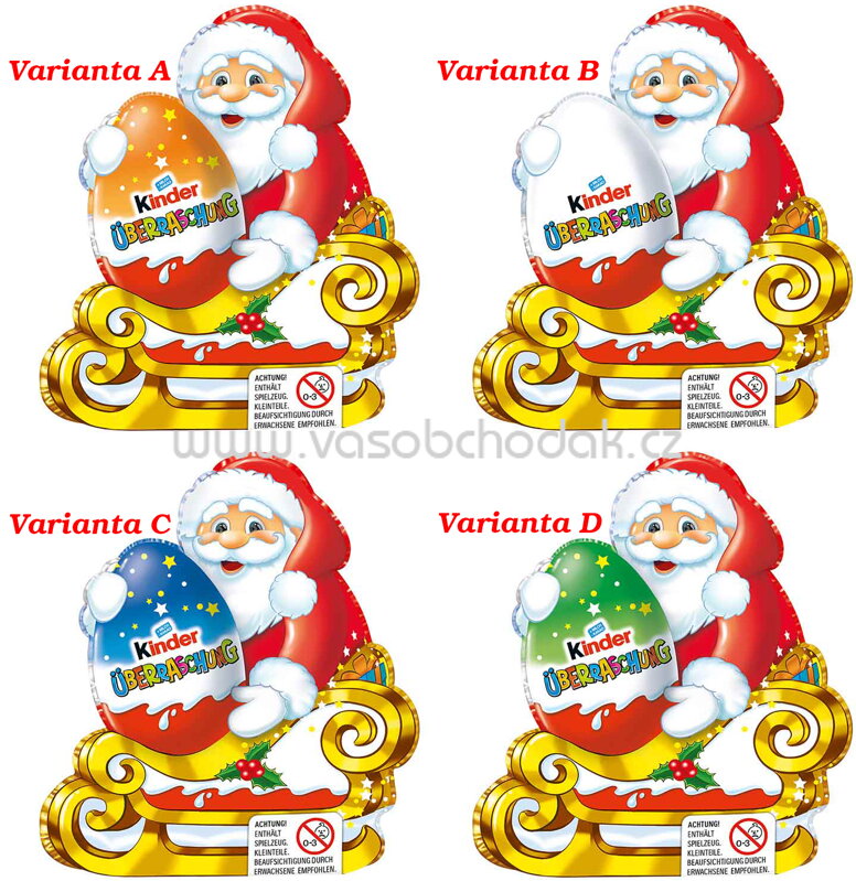 Kinder Weihnachtsmann mit Überraschung, 75g