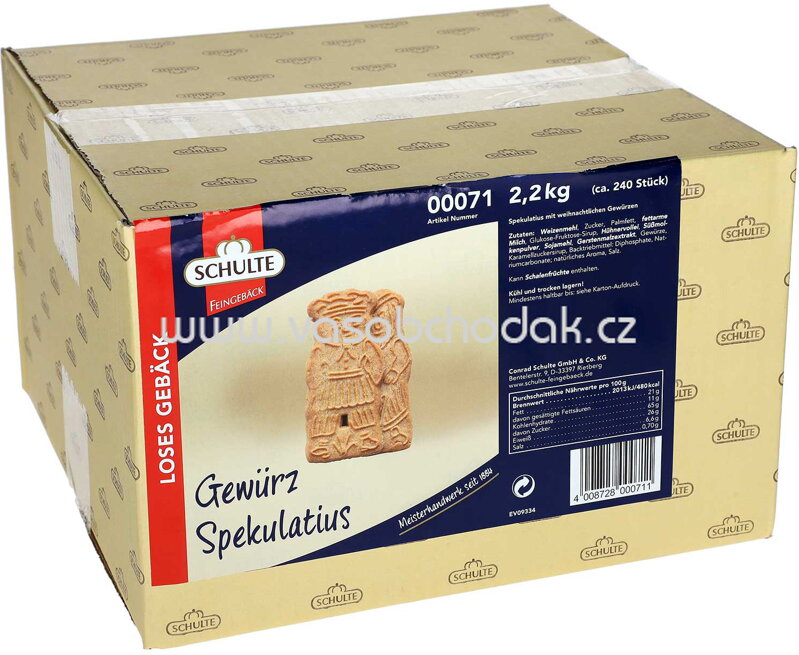 Schulte Gewürz Spekulatius, 2,2 kg Schulte Gewürz Spekulatius, 2,2 kg