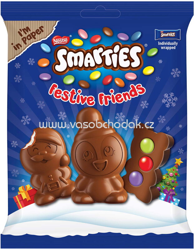 Smarties Festive Friends, 65g Smarties Festive Friends, 65g