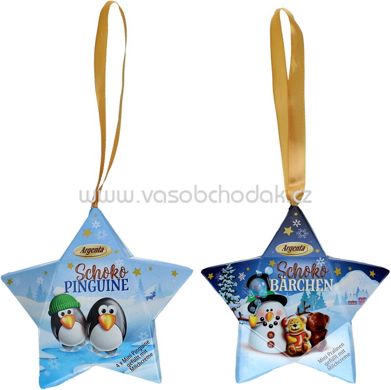 Argenta Schoko Weihnachtsstern, 50g