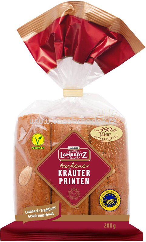 Lambertz Aachener Kräuter Printen, 200g Lambertz Aachener Kräuter Printen, 200g