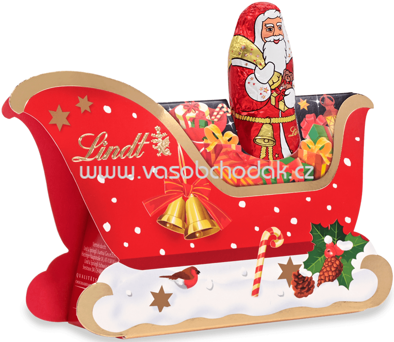 Lindt Mini Santa im Schlitten, 60g