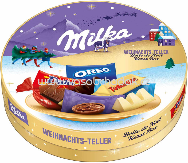 Milka & Friends Weihnachts-Teller, 198g