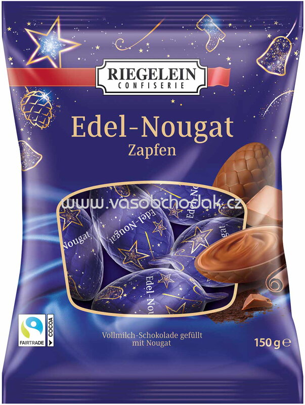Riegelein Edel-Nougat Zapfen, 150g Riegelein Edel-Nougat Zapfen, 150g