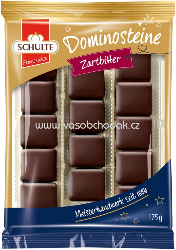 Schulte Dominosteine Zartbitter, 175g Schulte Dominosteine Zartbitter, 175g
