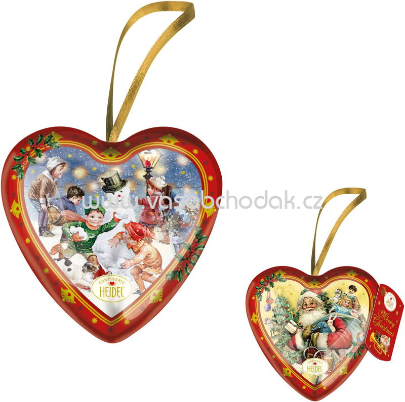 Heidel Weihnachts-Nostalgie Schmuckherz, 54g Heidel Weihnachts-Nostalgie Schmuckherz, 54g