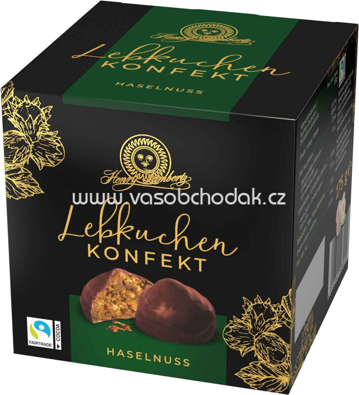 Henry Lambertz Lebkuchenkonfekt Haselnuss, 175g