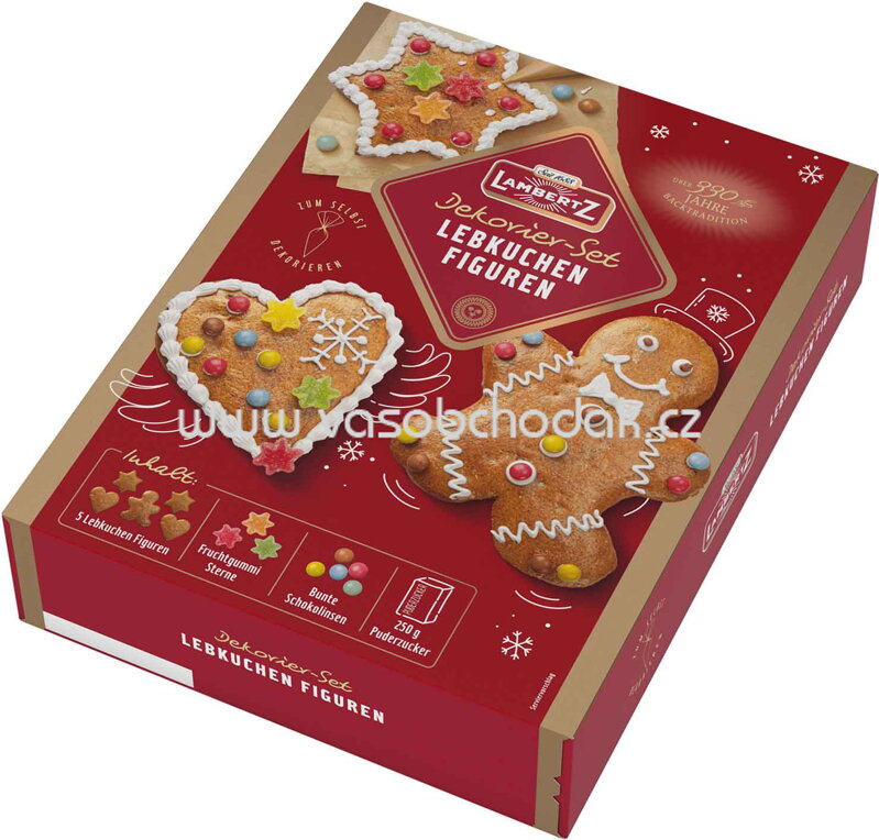 Lambertz Lebkuchen-Figuren Dekorier-Set, 480g
