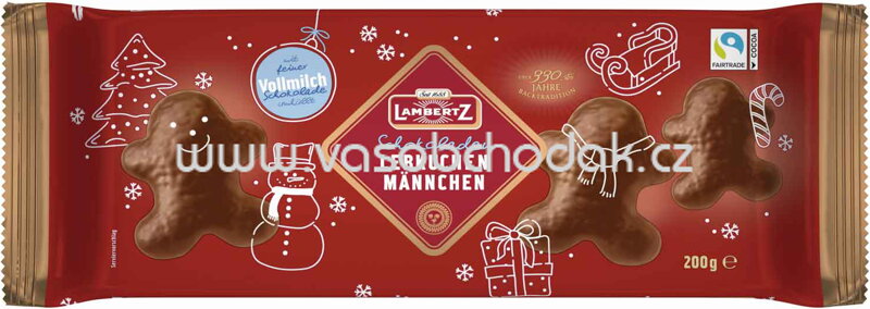 Lambertz Lebkuchenmännchen Vollmilch, 200g Lambertz Lebkuchenmännchen Vollmilch, 200g