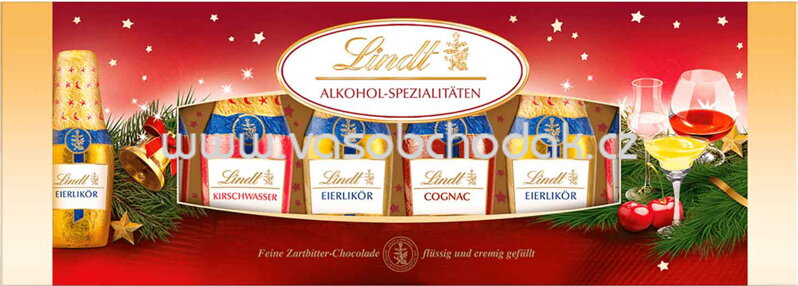 Lindt Alkohol-Spezialitäten-Fläschchen, 131g