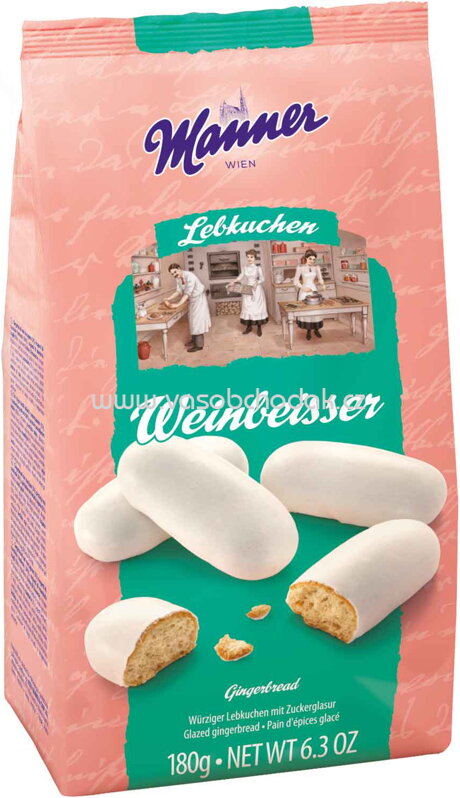 Manner Lebkuchen Weinbeißer, 180g Manner Lebkuchen Weinbeißer, 180g