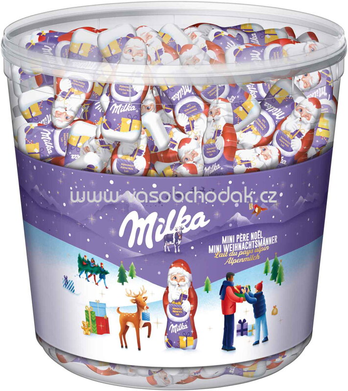 Milka Mini Weihnachtsmänner, 1,54kg